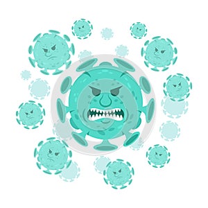 Coronavirus microbes Covid-19